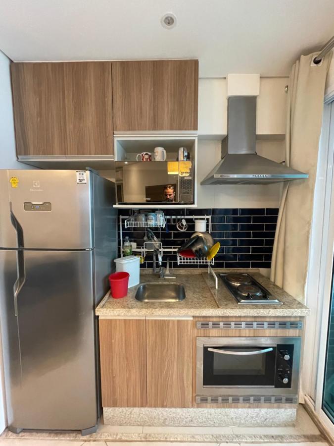 Apartament Estanconfor Santos Com Vista Mar 6 Ac Garagem Alto 17º Andar Zewnętrze zdjęcie