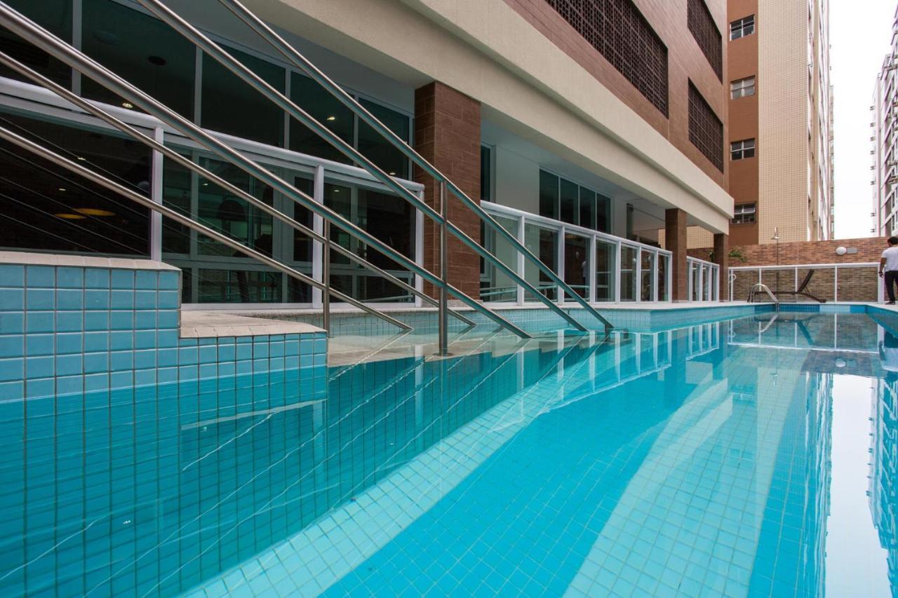 Apartament Estanconfor Santos Com Vista Mar 6 Ac Garagem Alto 17º Andar Zewnętrze zdjęcie